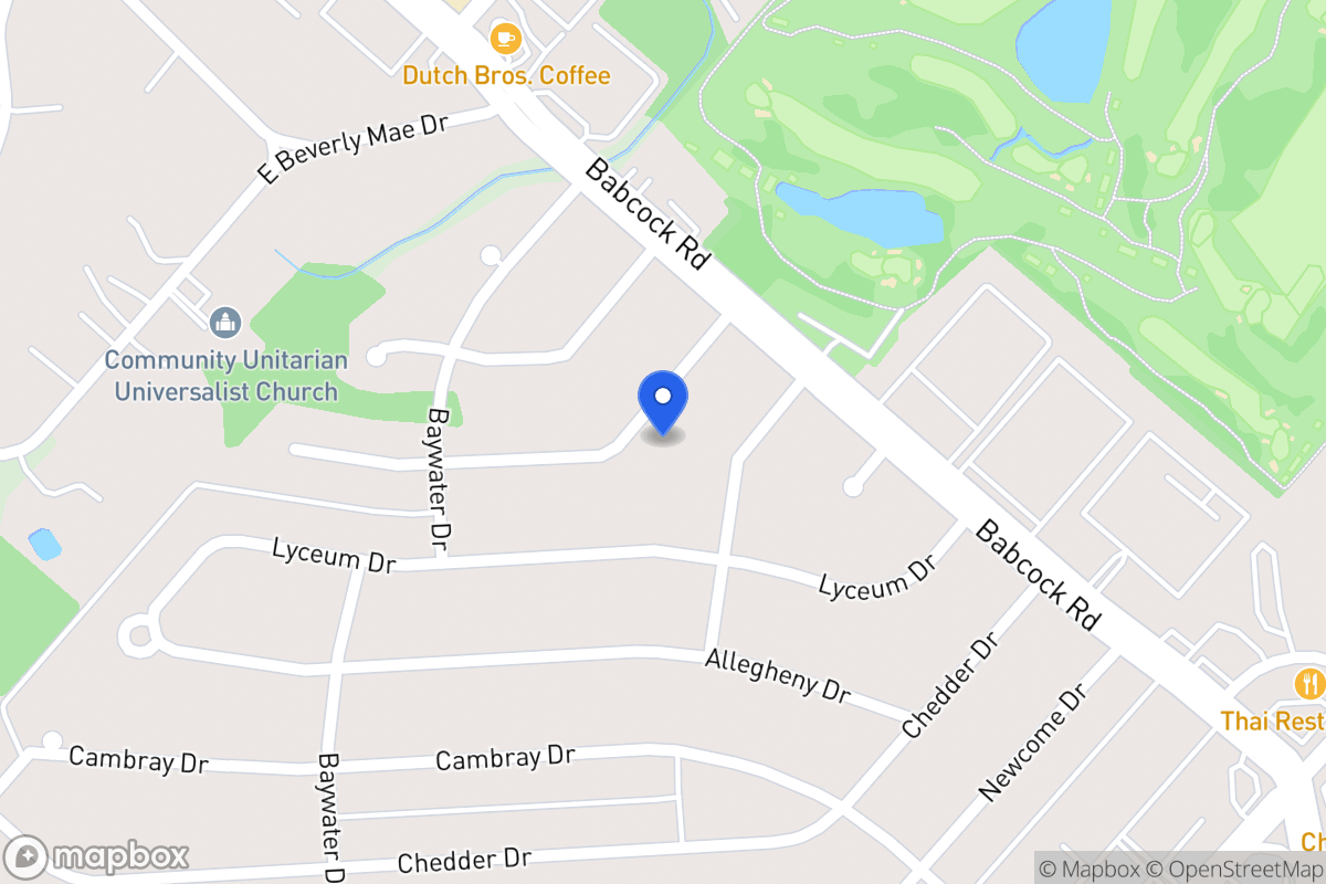 Map of 4522  Duquesne Dr