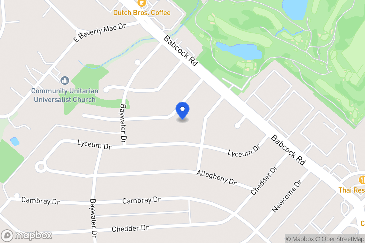 Map of 4526  Duquesne Dr