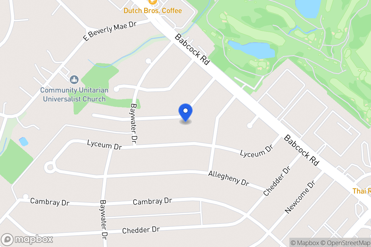 Map of 4530  Duquesne Dr