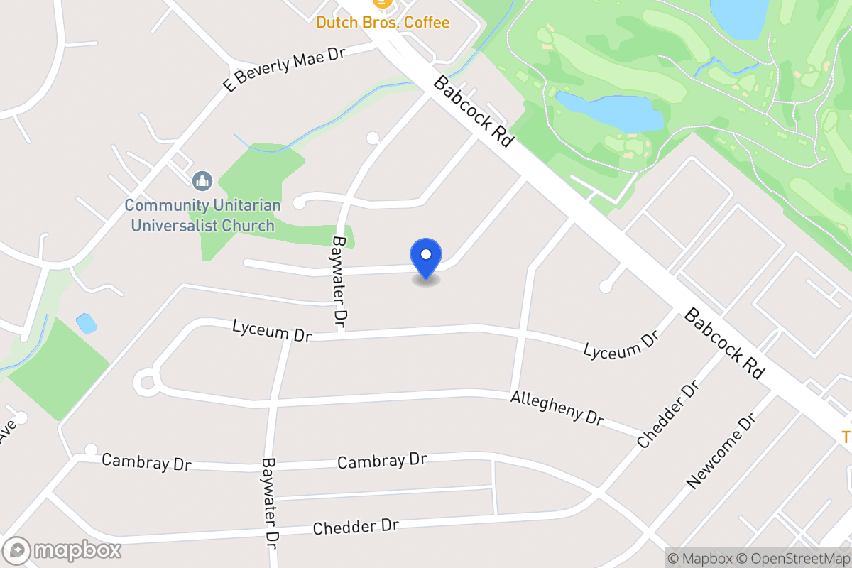 Map of 4606  Duquesne Dr