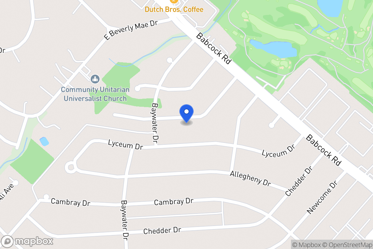 Map of 4610  Duquesne Dr