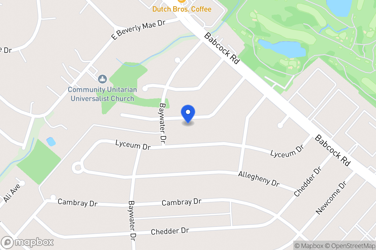 Map of 4614  Duquesne Dr
