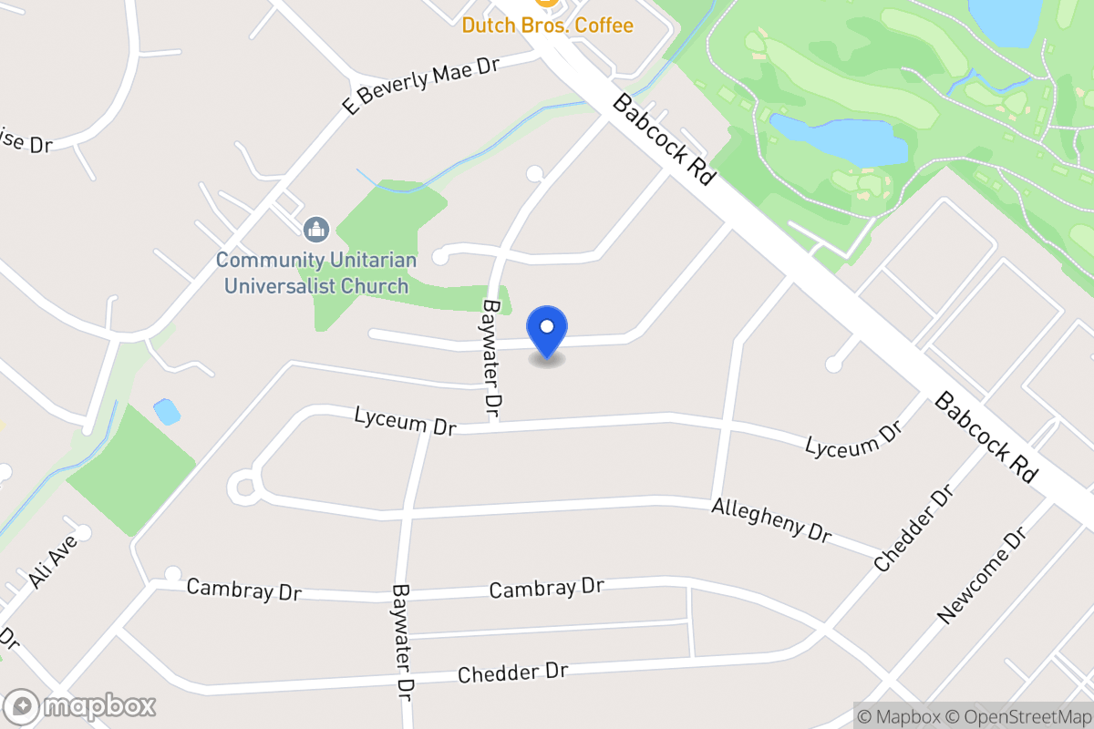 Map of 4618  Duquesne Dr