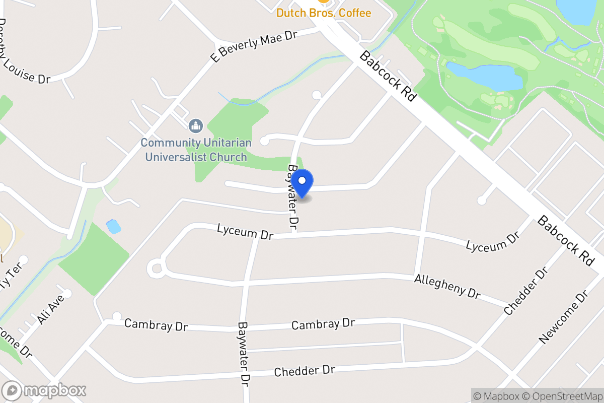 Map of 4626  Duquesne Dr