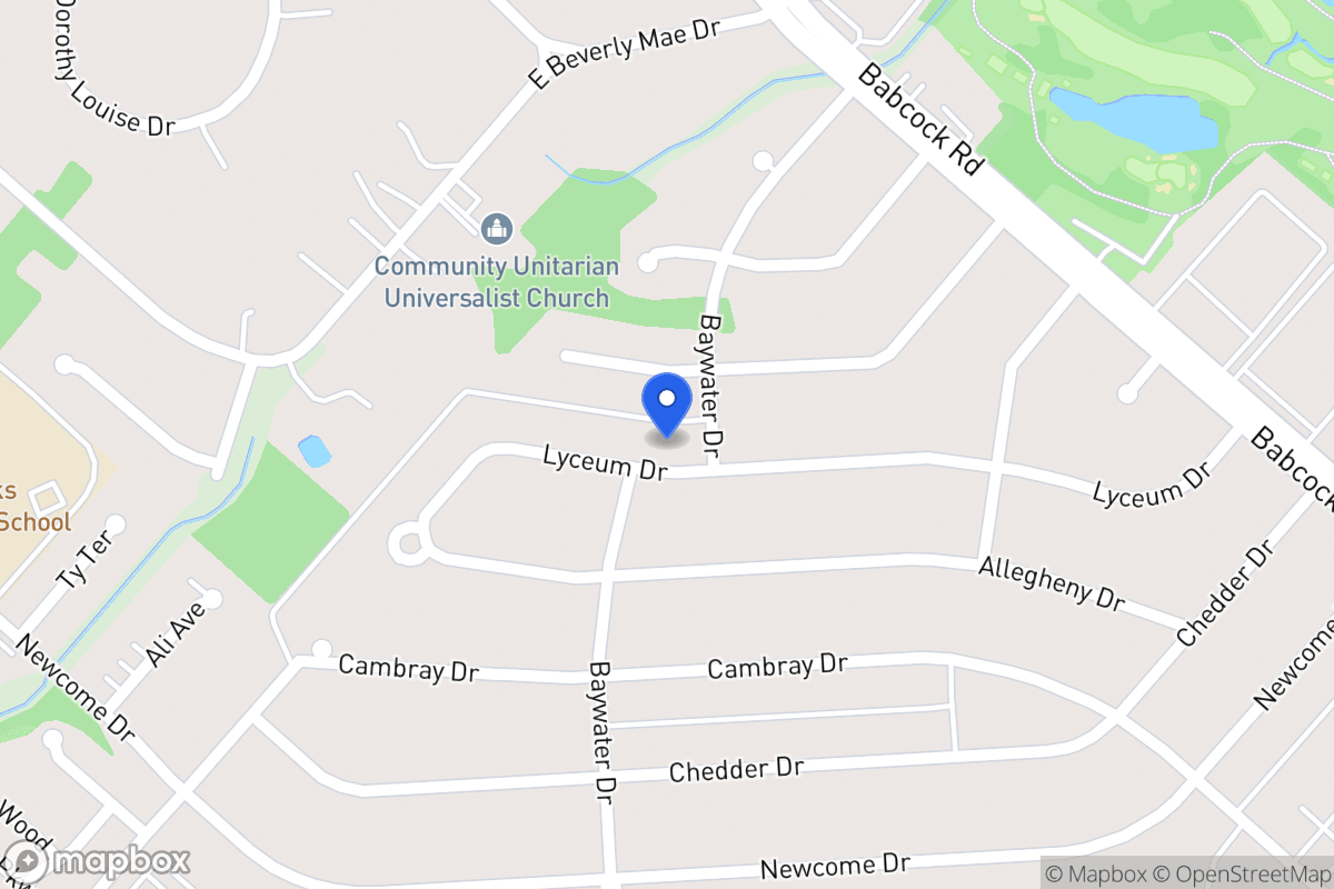 Map of 4727  Lyceum Dr