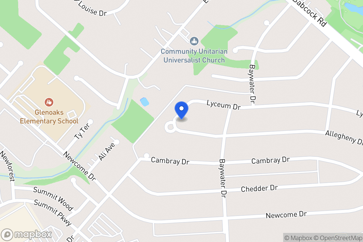 Map of 4831  Allegheny Dr