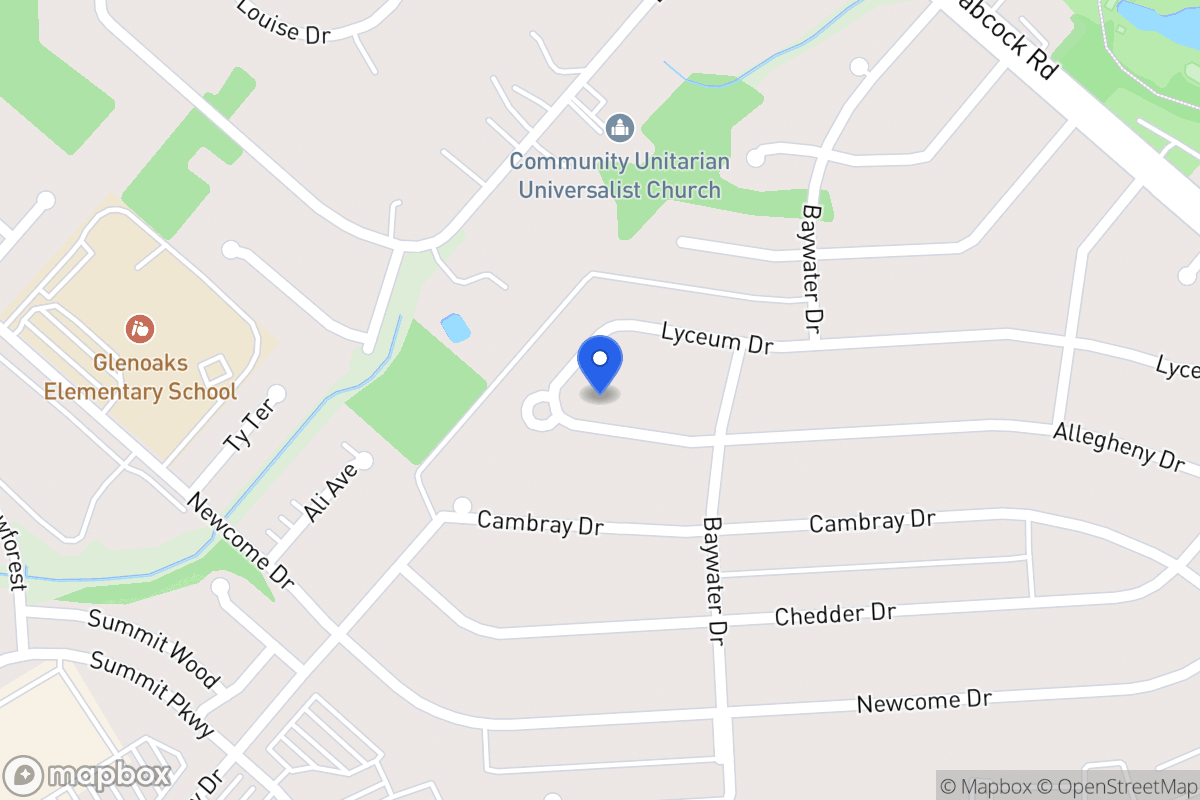Map of 4823  Allegheny Dr