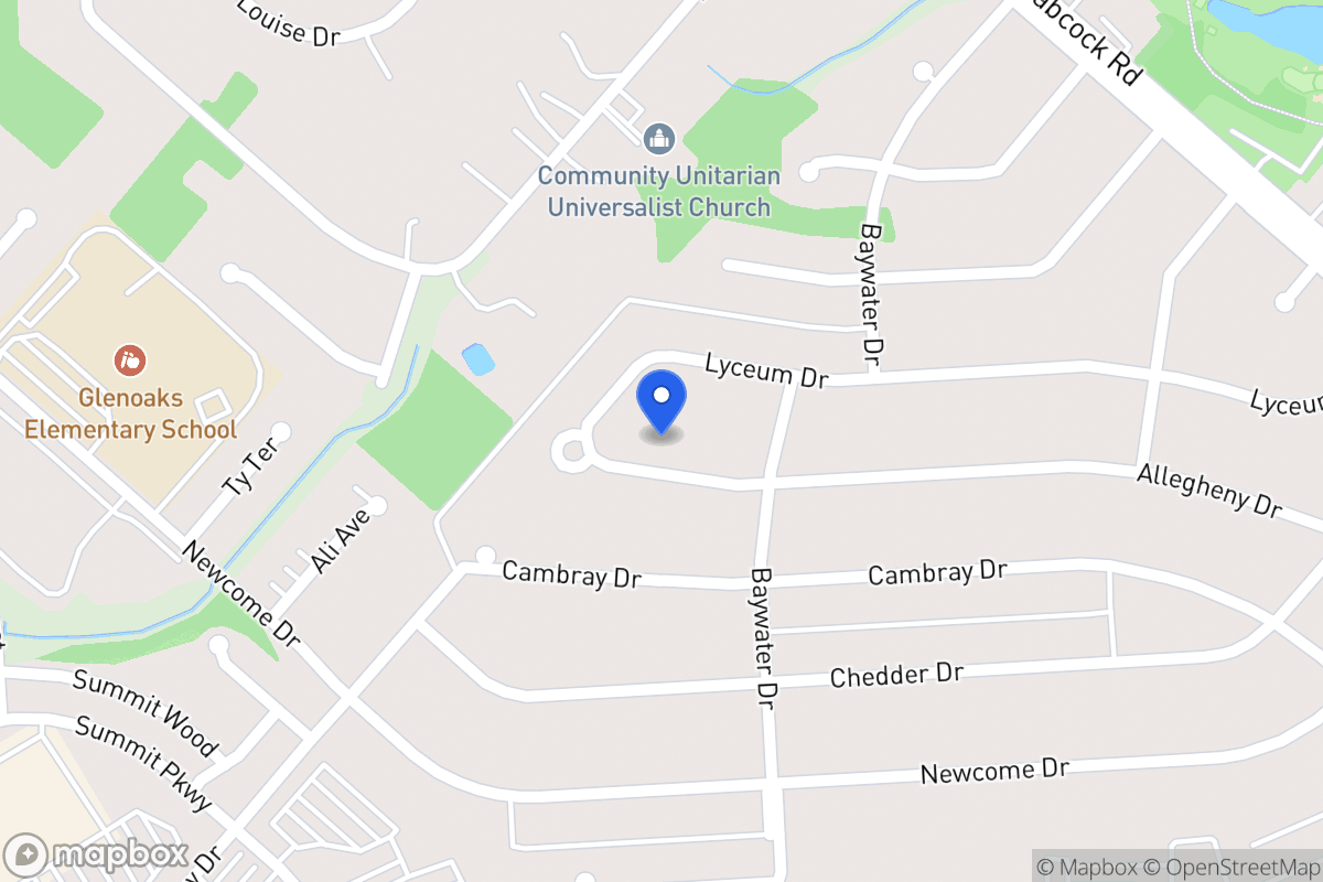 Map of 4819  Allegheny Dr