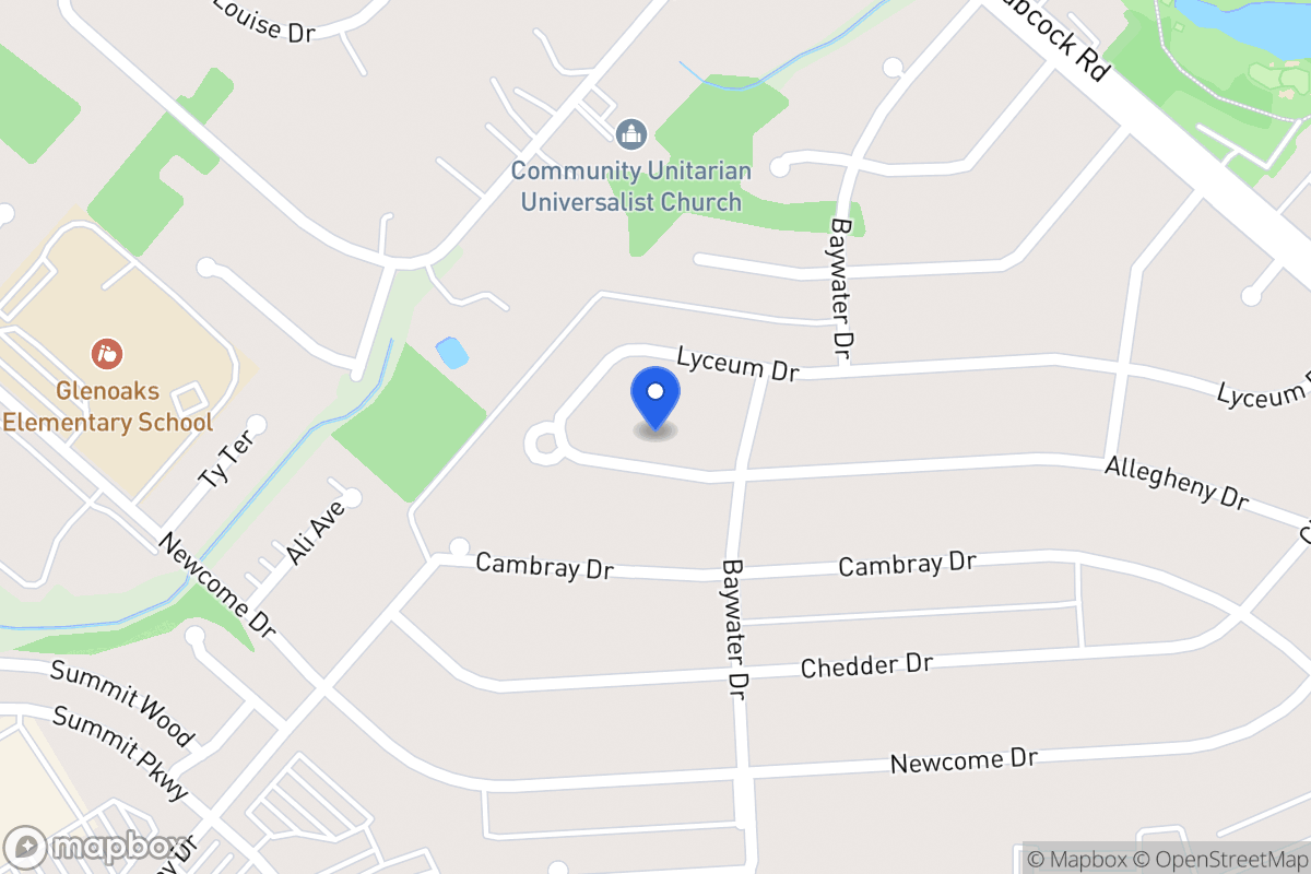 Map of 4815  Allegheny Dr