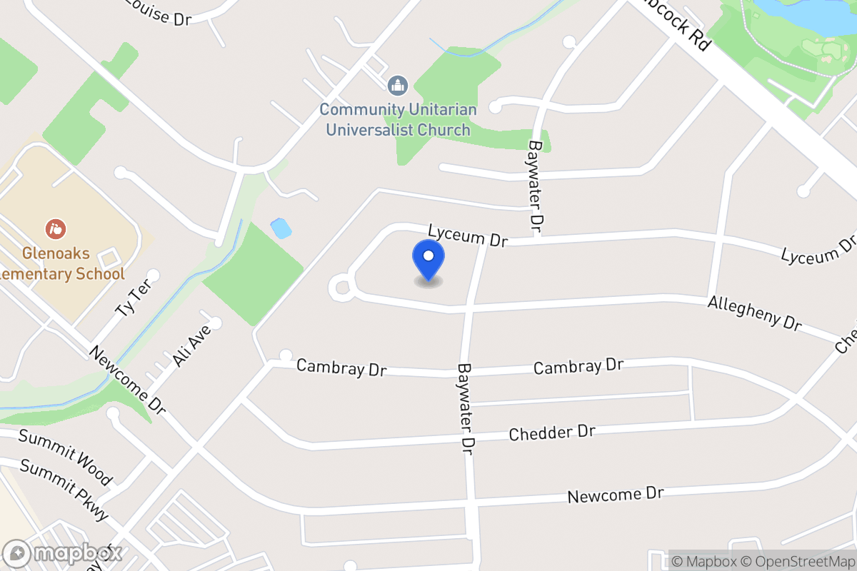 Map of 4811  Allegheny Dr