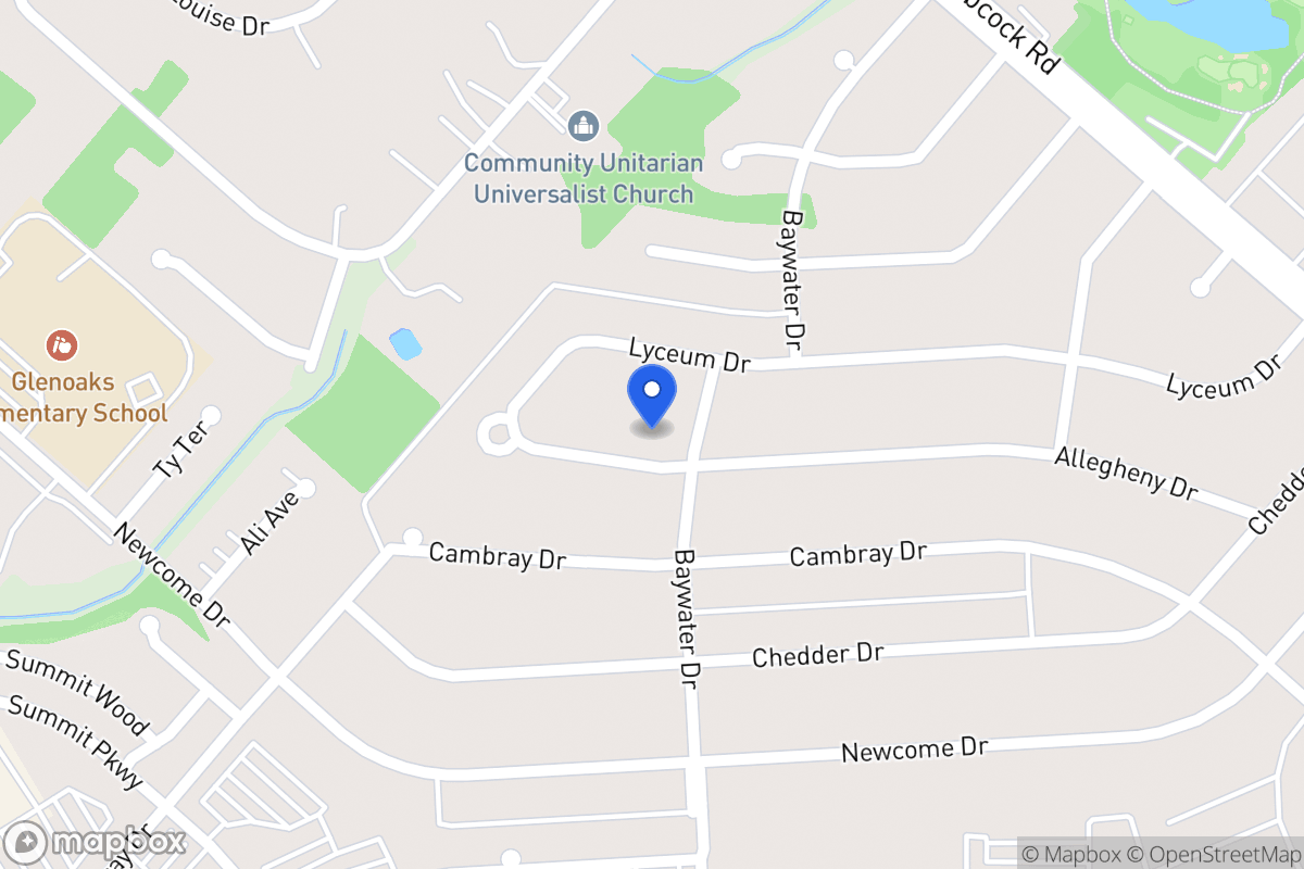 Map of 4807  Allegheny Dr