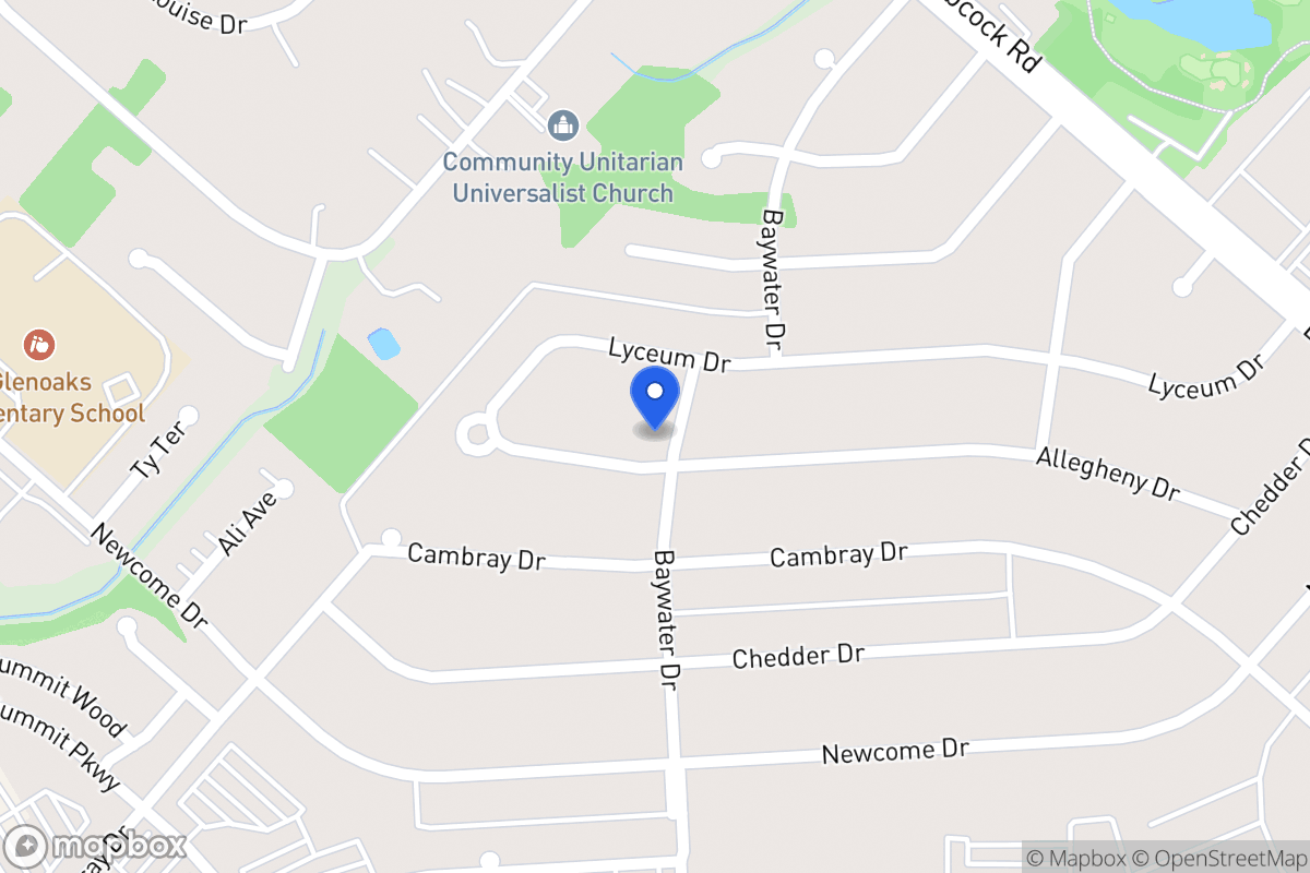 Map of 4803  Allegheny Dr