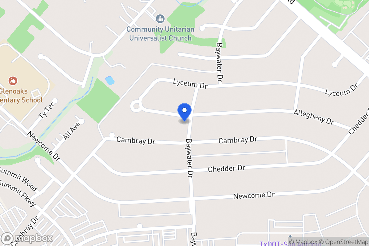 Map of 4802  Allegheny Dr