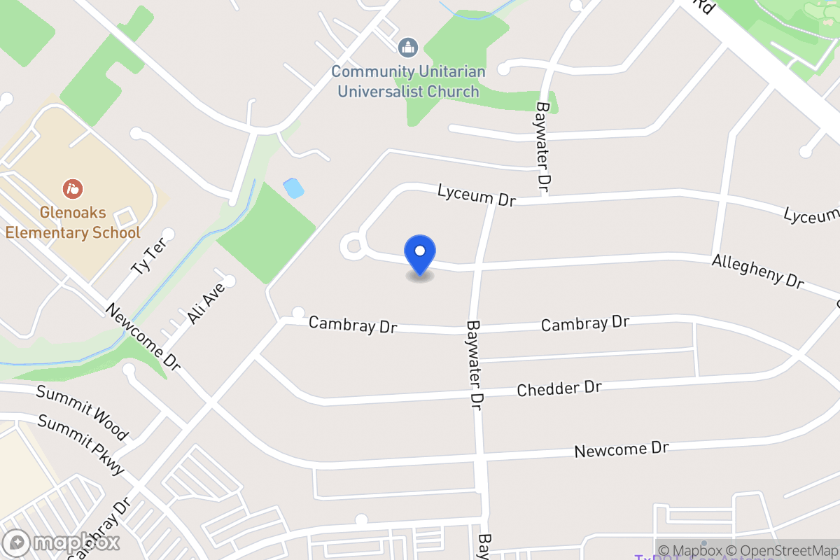 Map of 4814  Allegheny Dr