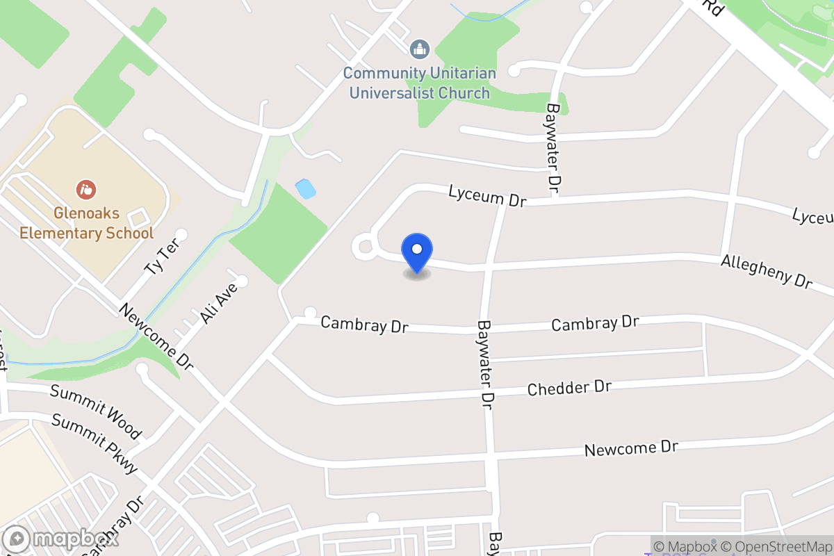 Map of 4818  Allegheny Dr