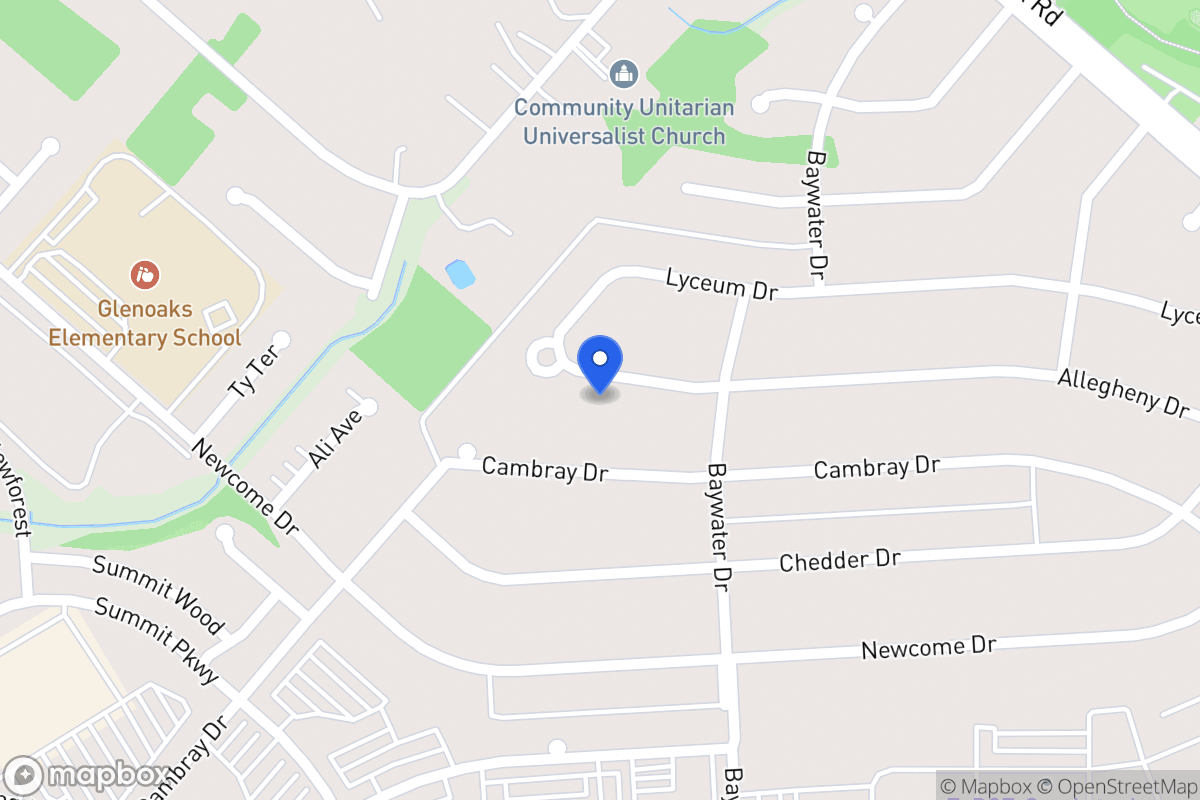 Map of 4822  Allegheny Dr
