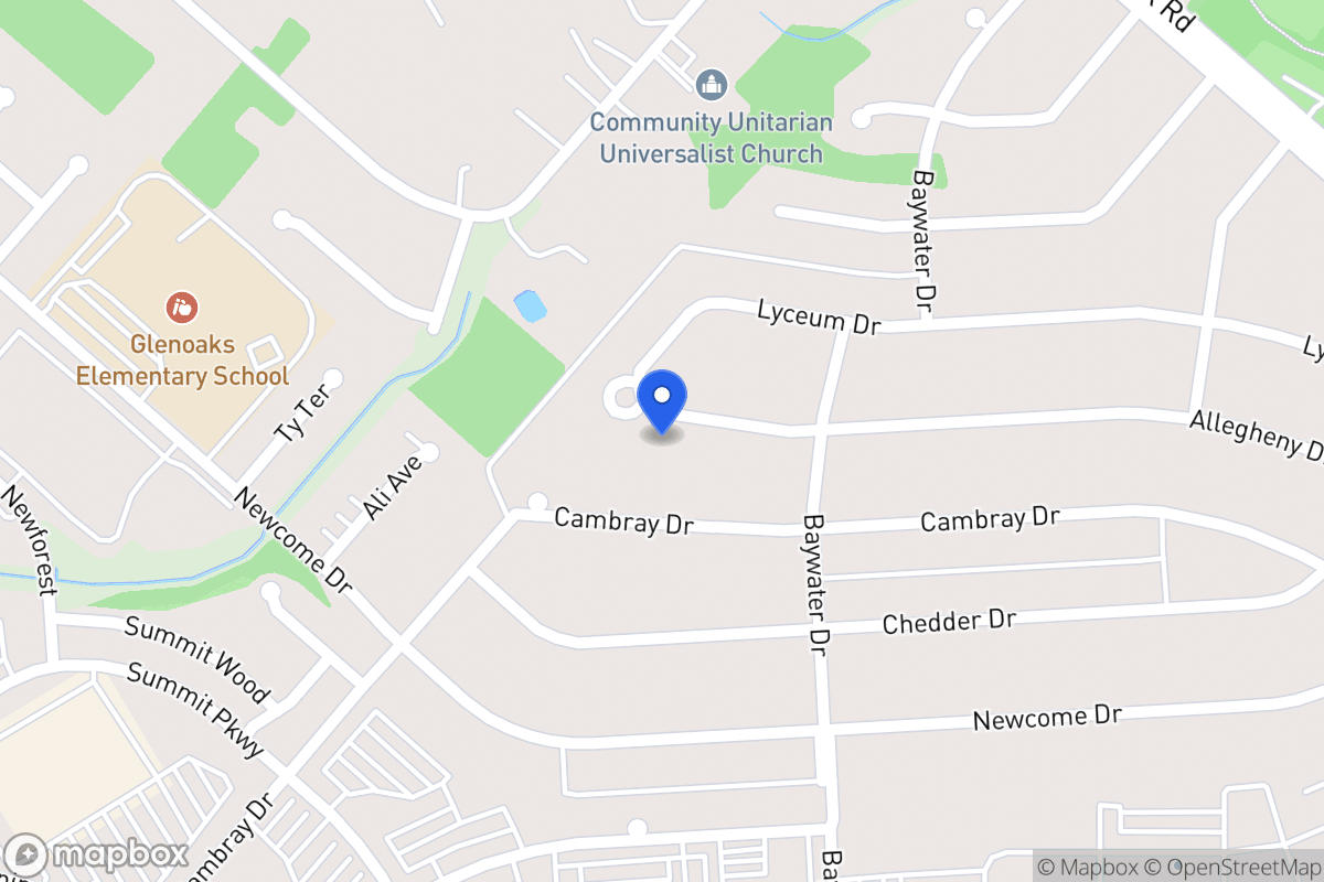 Map of 4826  Allegheny Dr