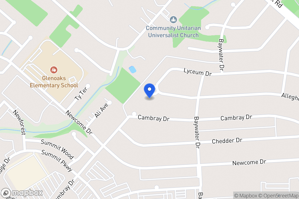 Map of 4834  Allegheny Dr