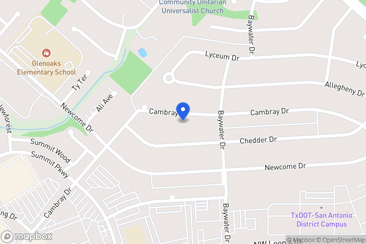 Map of 4822  Cambray Dr