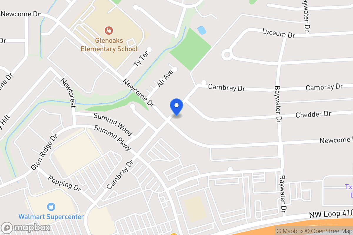 Map of 4927  Newcome Dr
