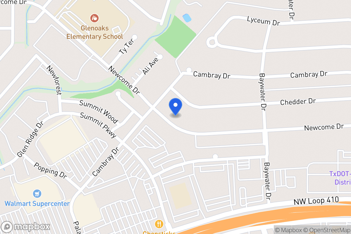 Map of 4915  Newcome Dr