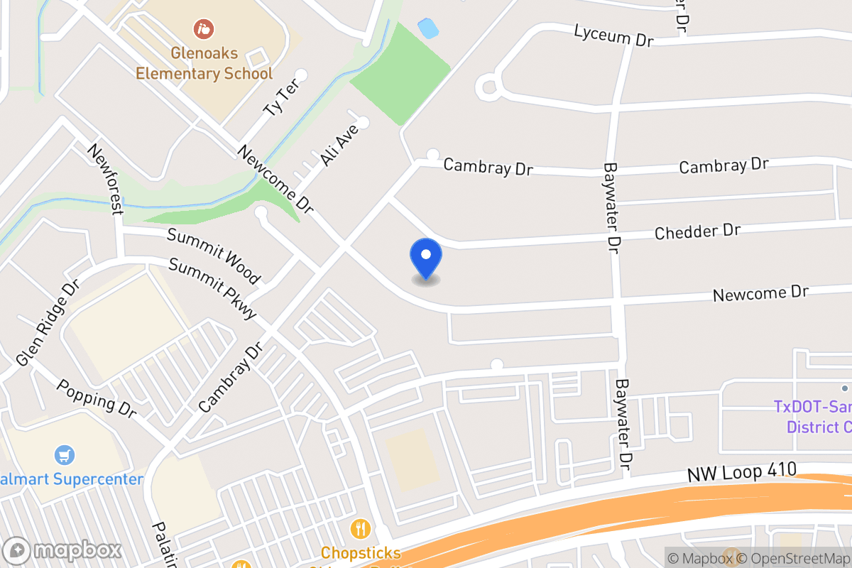 Map of 4907  Newcome Dr