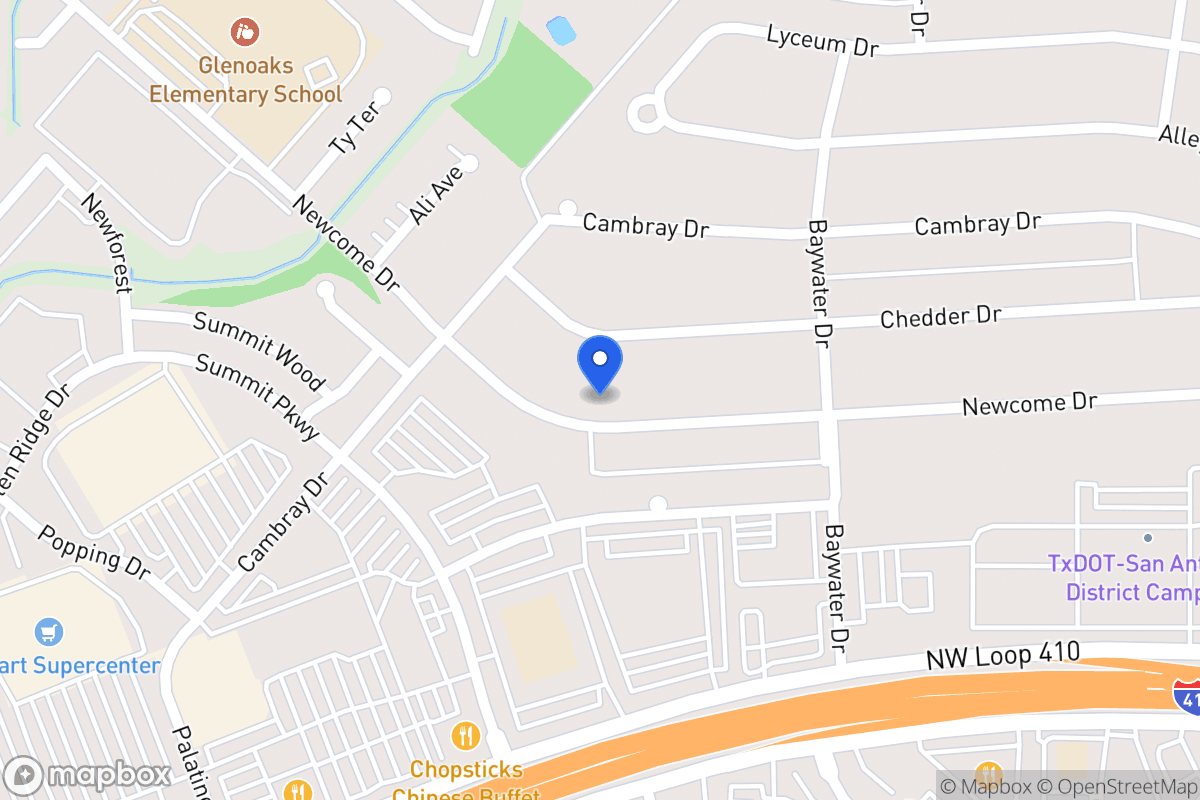 Map of 4843  Newcome Dr