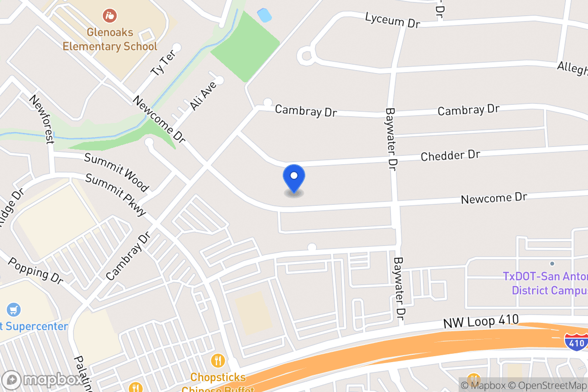 Map of 4839  Newcome Dr