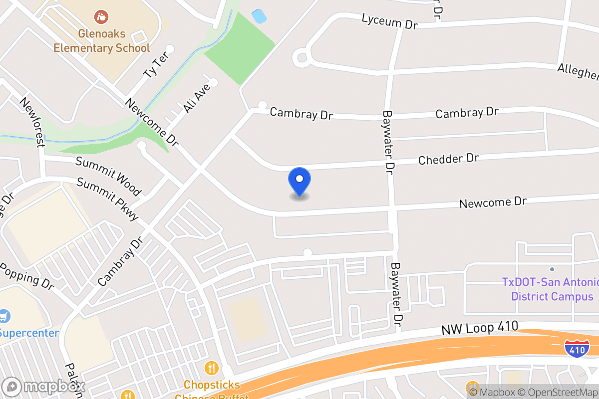 Map of 4835  Newcome Dr