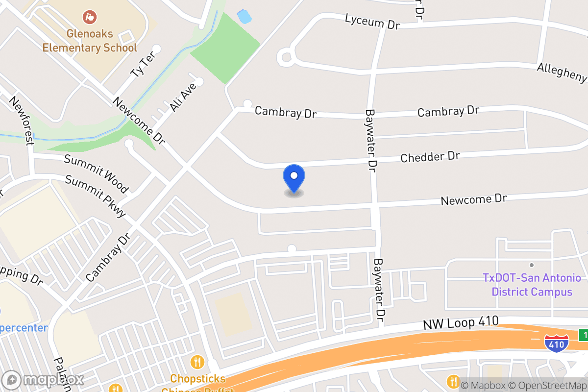 Map of 4831  Newcome Dr