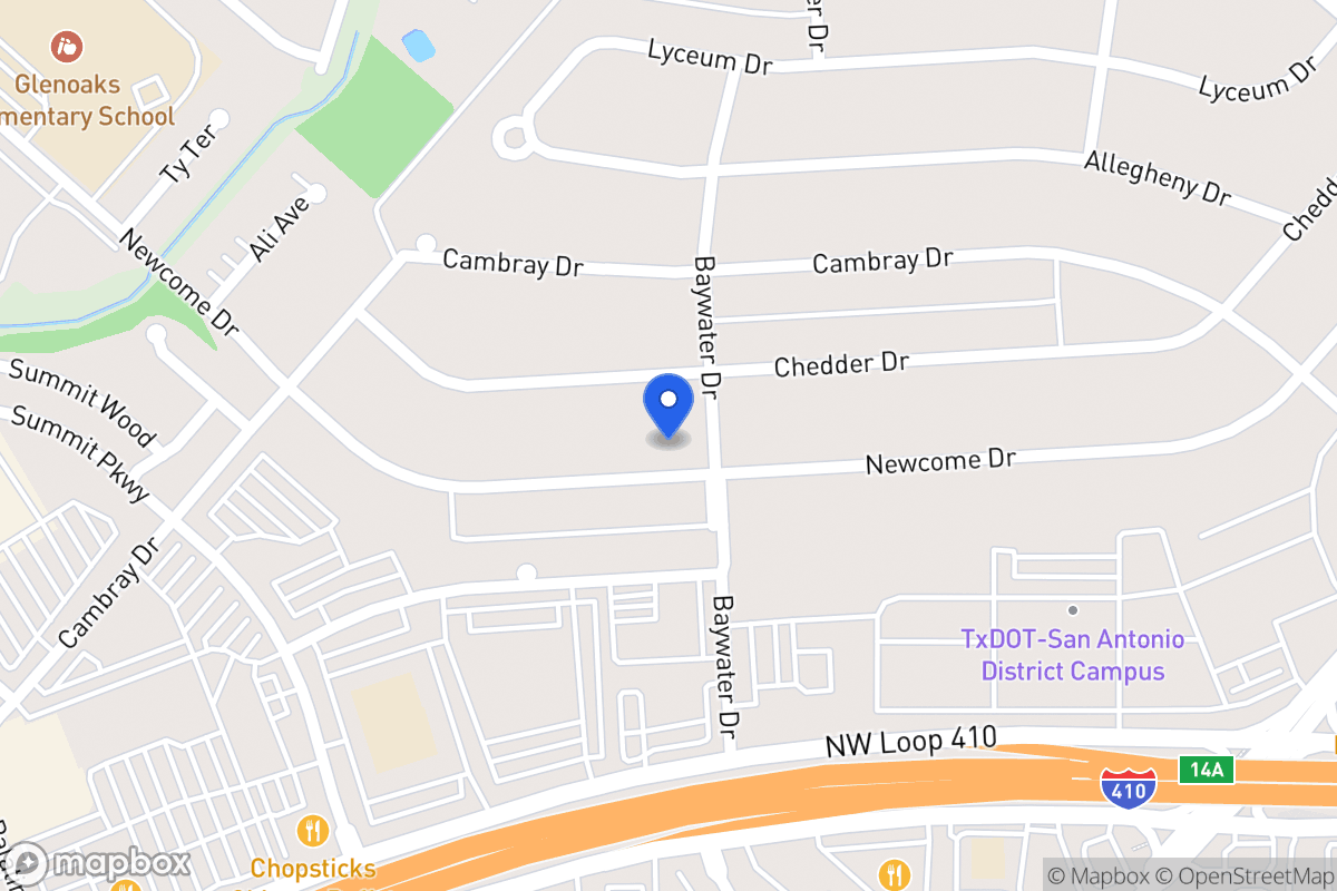 Map of 4807  Newcome Dr