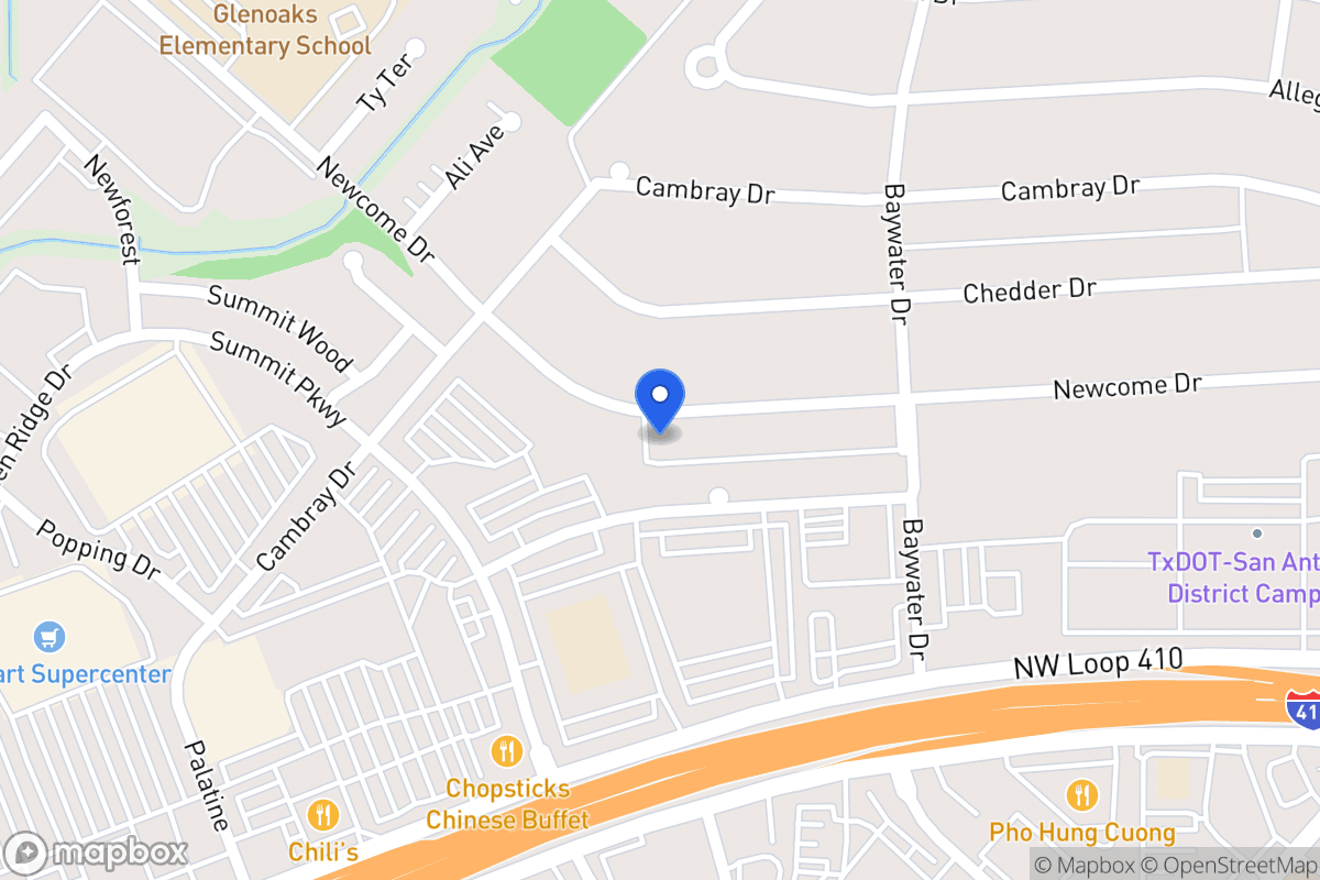 Map of 4842  Newcome Dr