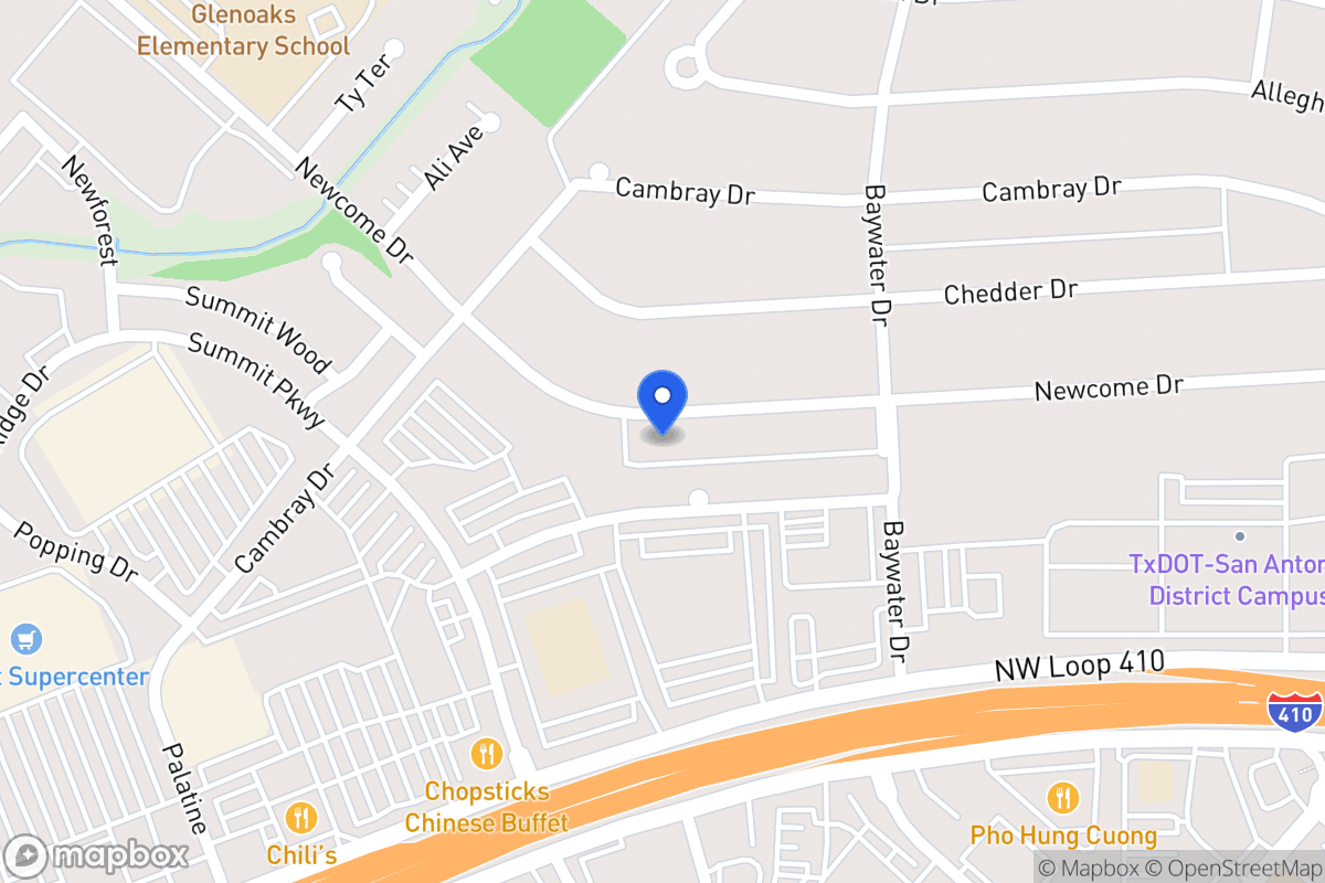 Map of 4838  Newcome Dr