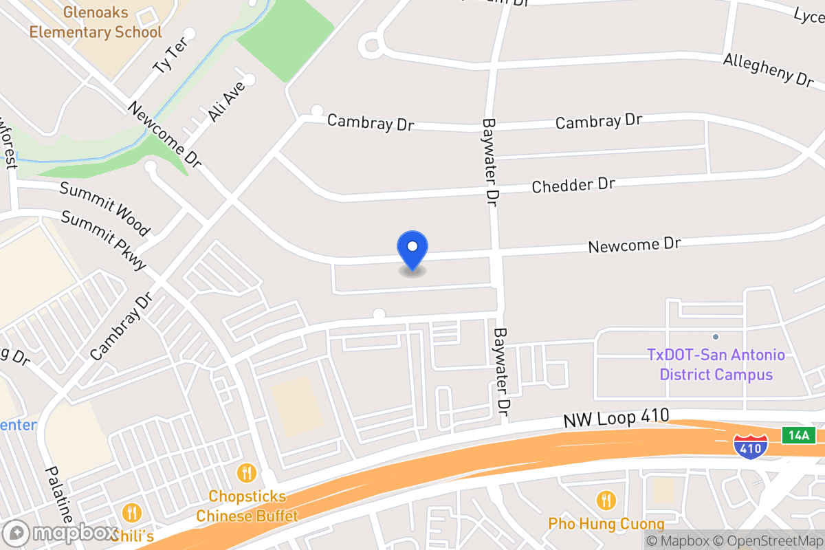 Map of 4822  Newcome Dr
