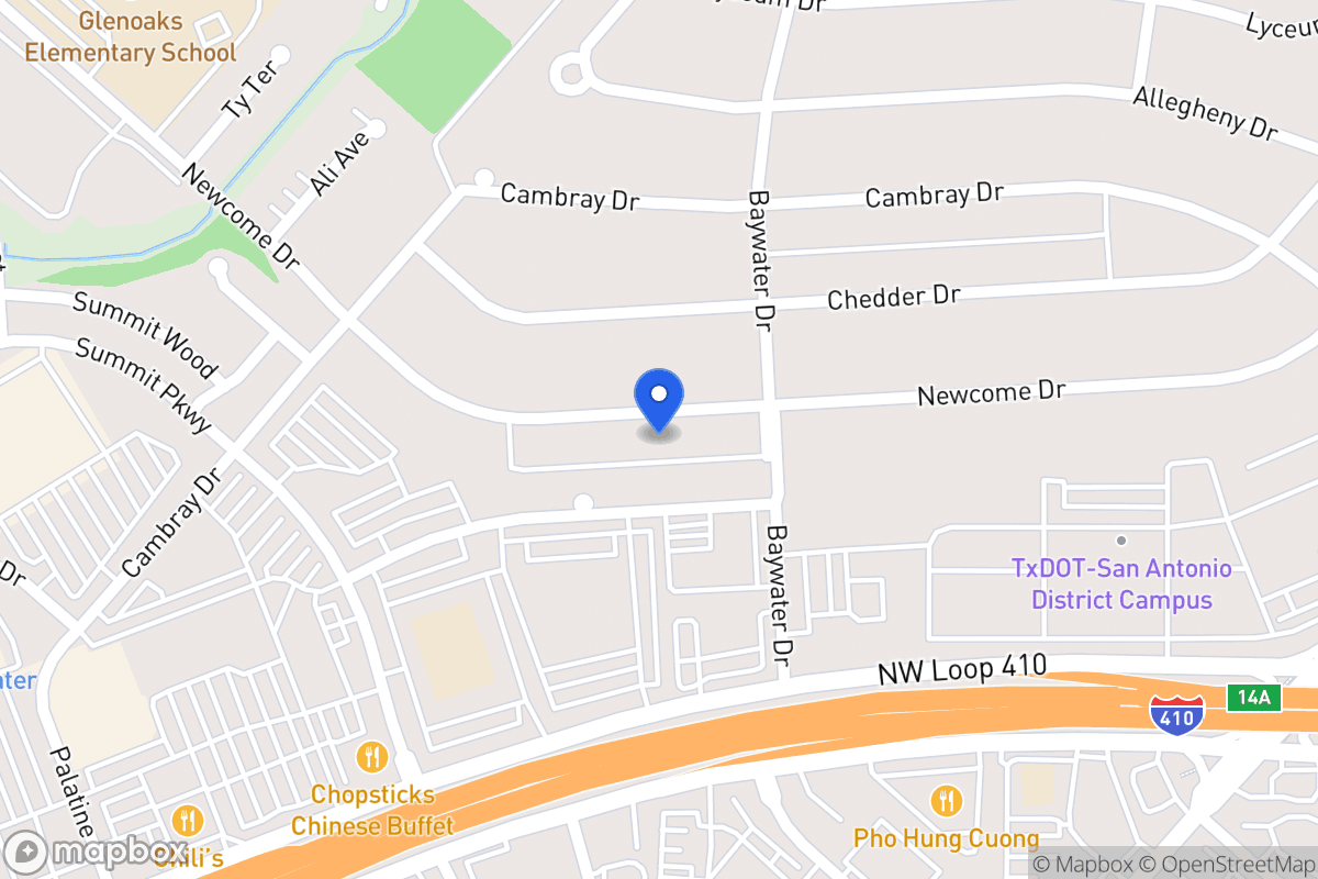 Map of 4818  Newcome Dr