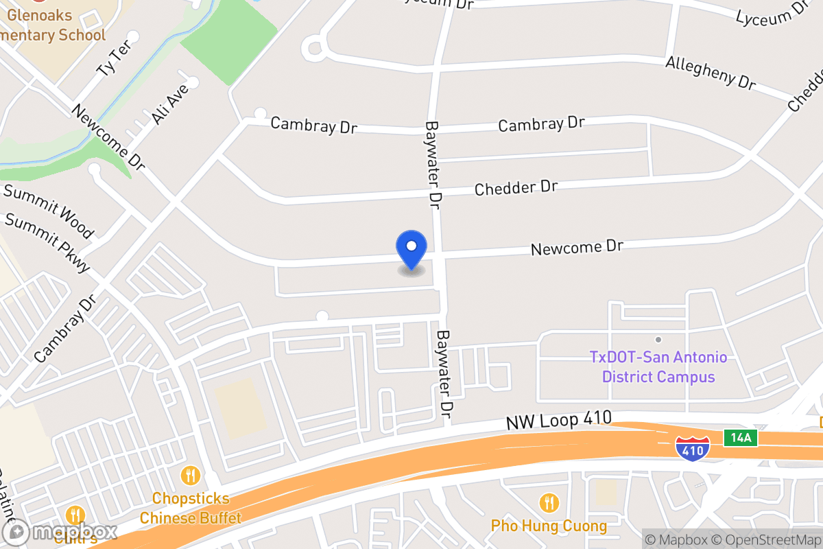 Map of 4806  Newcome Dr
