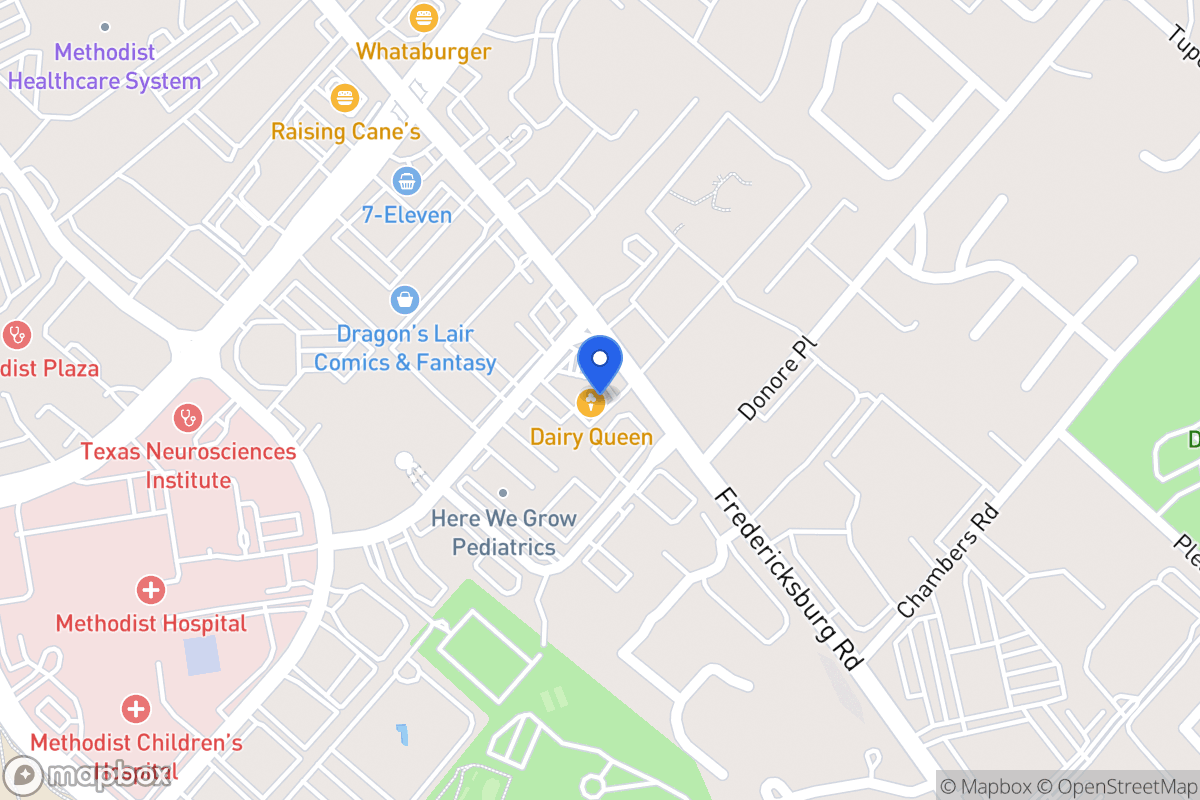 Map of 5635  Fredericksburg Rd