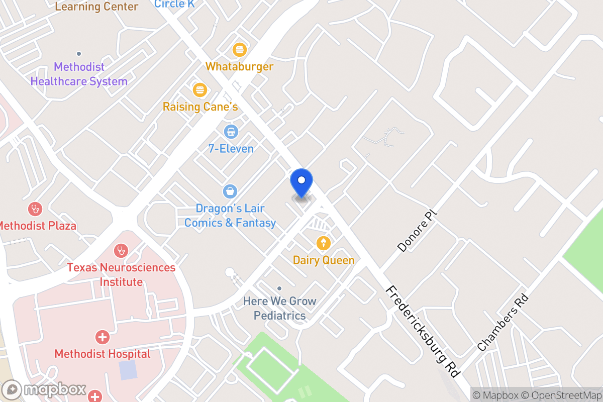 Map of 7903  Fredericksburg Rd
