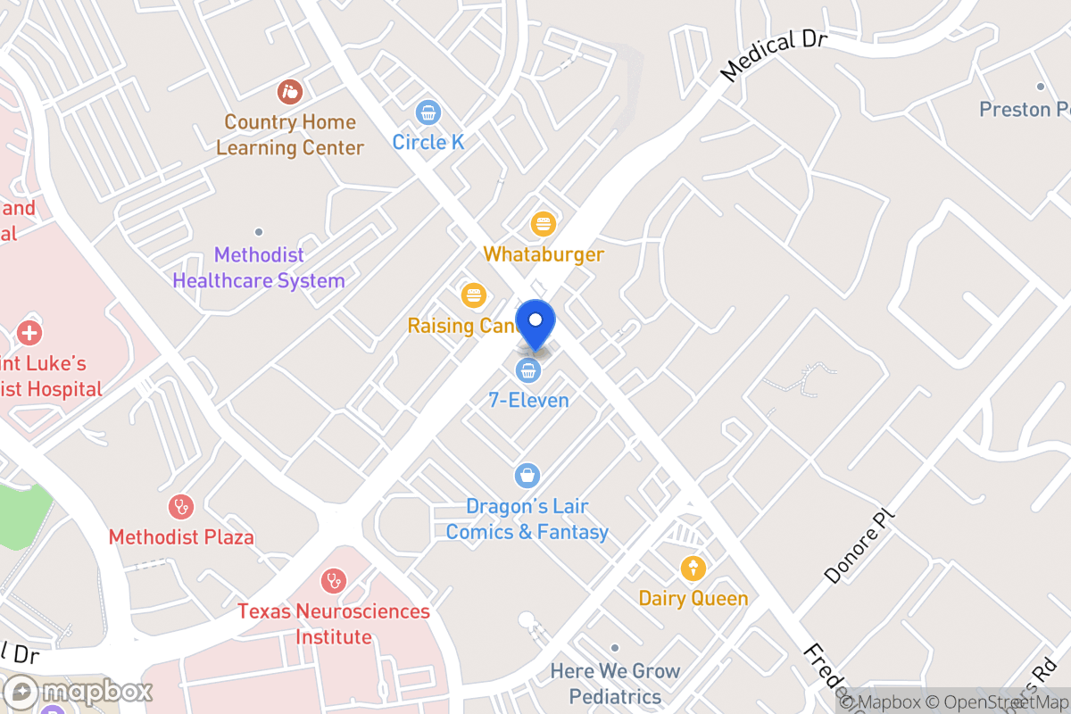 Map of 7979  Fredericksburg Rd