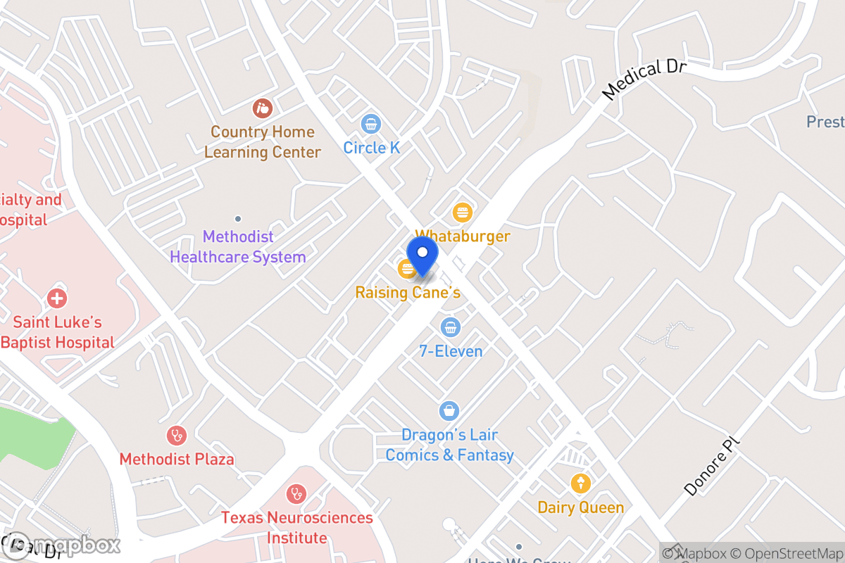 Map of 8003  Fredericksburg Rd