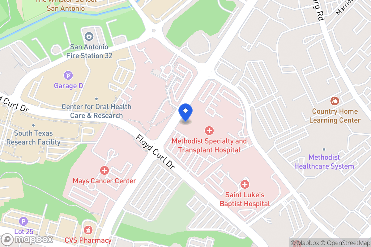 Map of 8038  Wurzbach Rd