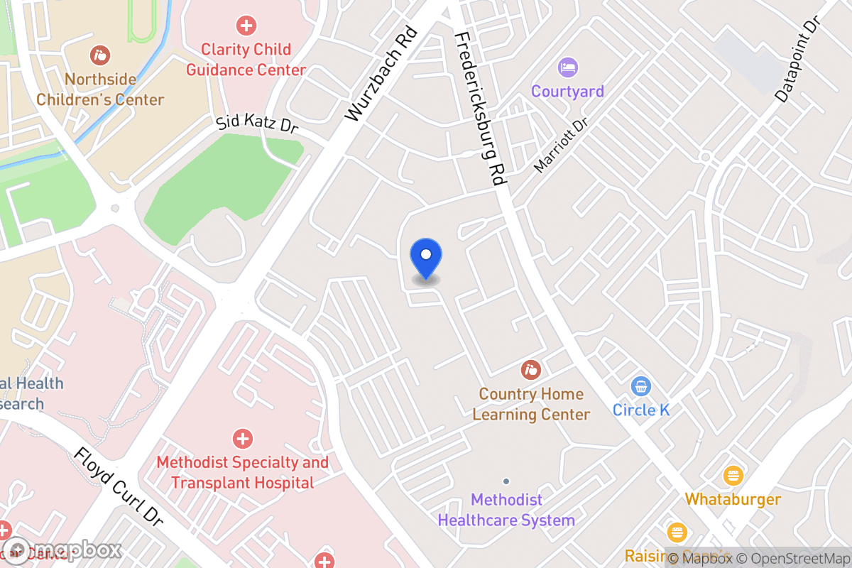 Map of 8331  Fredericksburg Rd