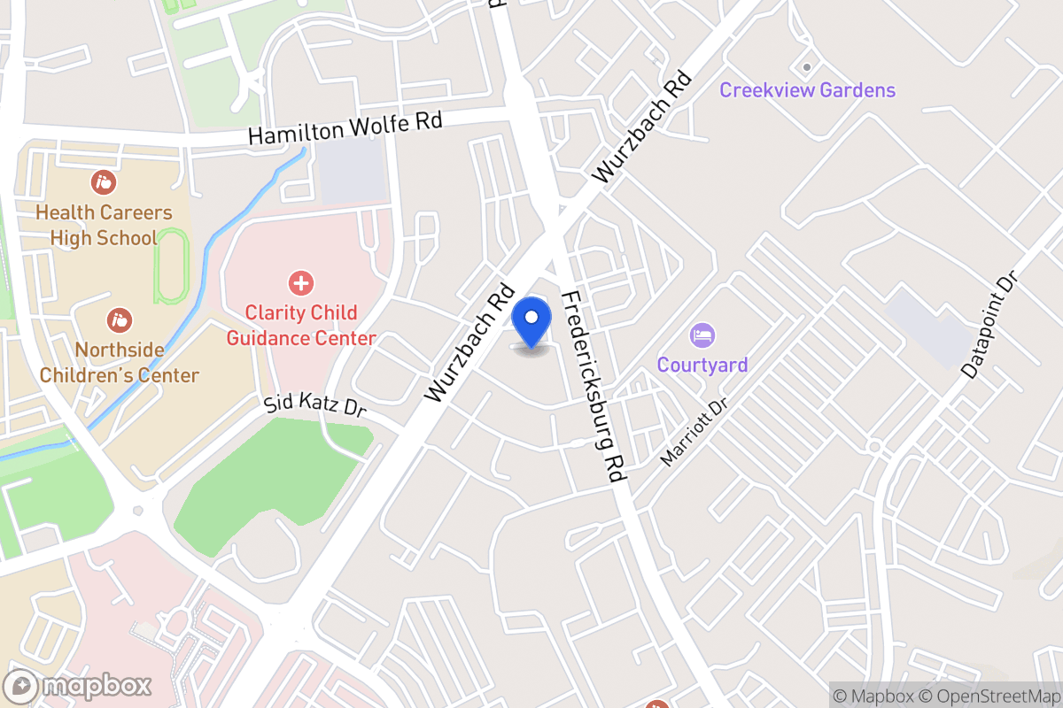Map of 8431  Fredericksburg Rd