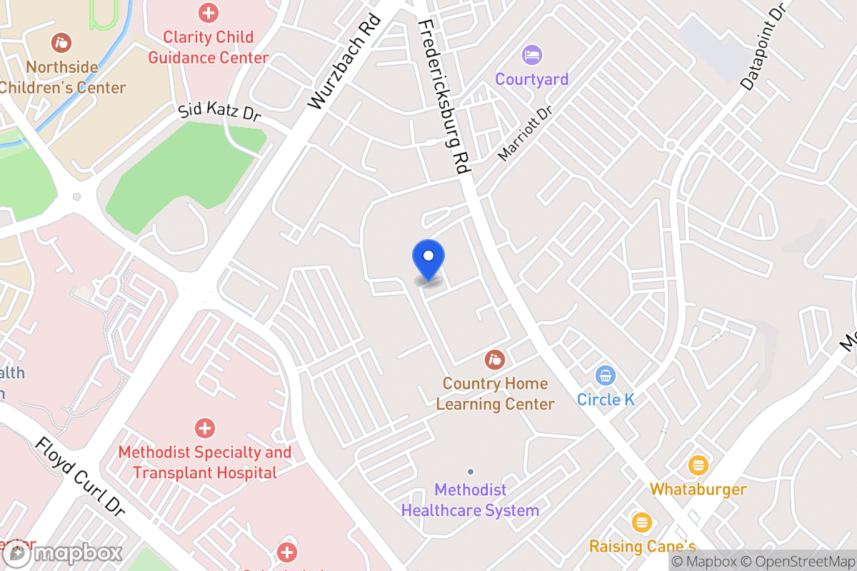 Map of 8229  Fredericksburg Rd