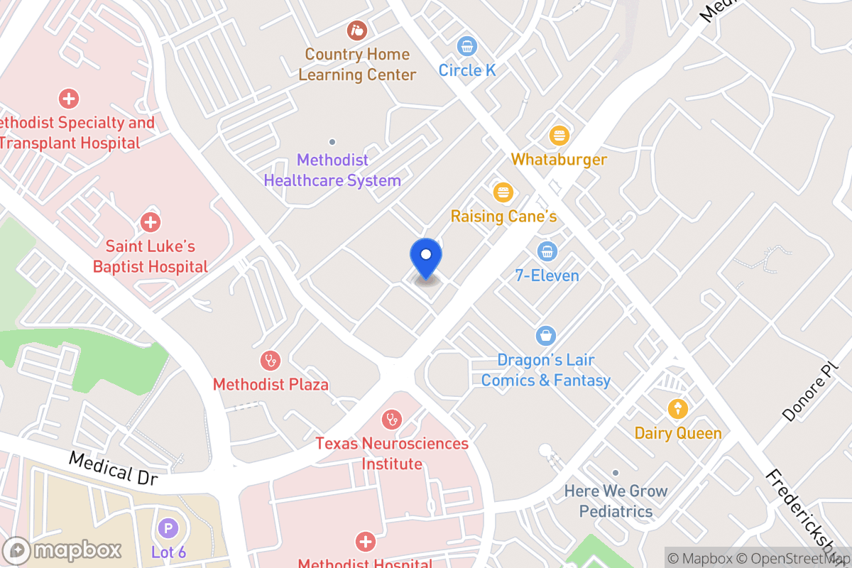 Map of 4343  Medical Dr