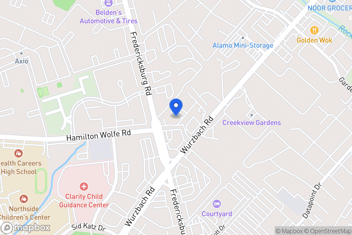 Map of 8632  Fredericksburg Rd