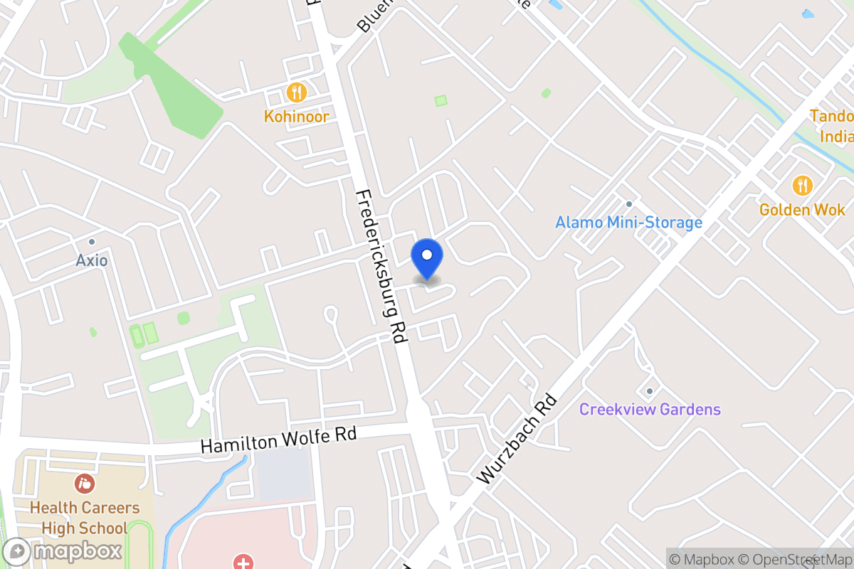 Map of 8706  Fredericksburg Rd