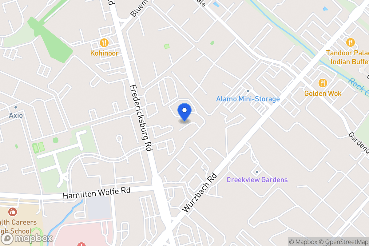 Map of 8642  Fredericksburg Rd