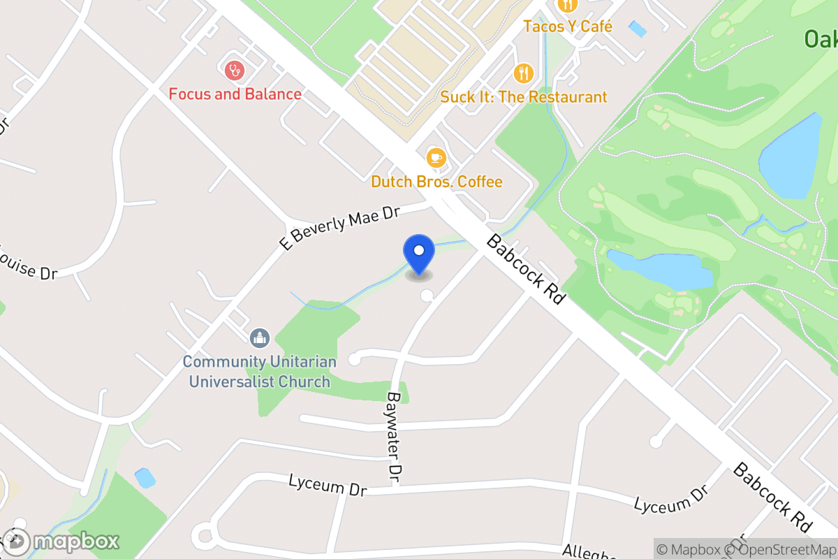 Map of 7015  Baywater Dr