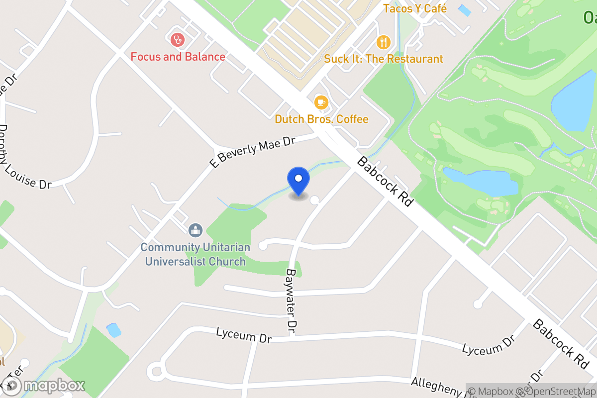 Map of 7013  Baywater Dr